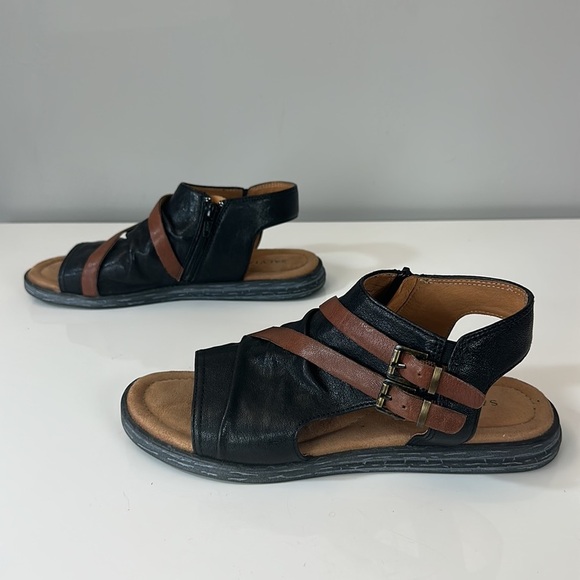 Salvia Edy Full Grain Sheepskin Sandal Size 39/9 - Picture 3 of 15